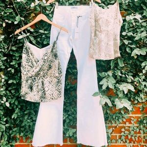 O2 Demin White Flair Jeans